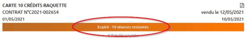 Etat des contrats : signification du code couleur – Xplor Deciplus